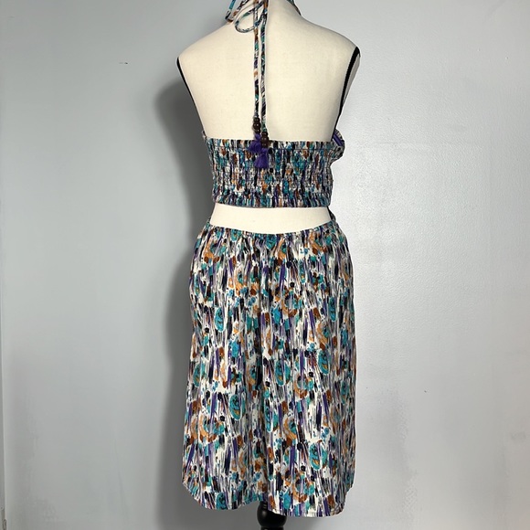 BY ANTHROPOLOGIE BEADED MINI DRESS SIZE L COLOR BLUE NWT - Picture 5 of 12